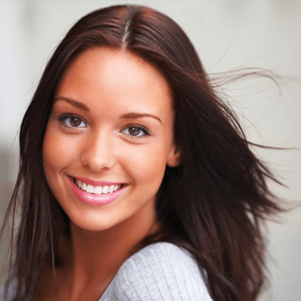 young woman smiling