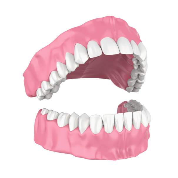 illustration of dentures